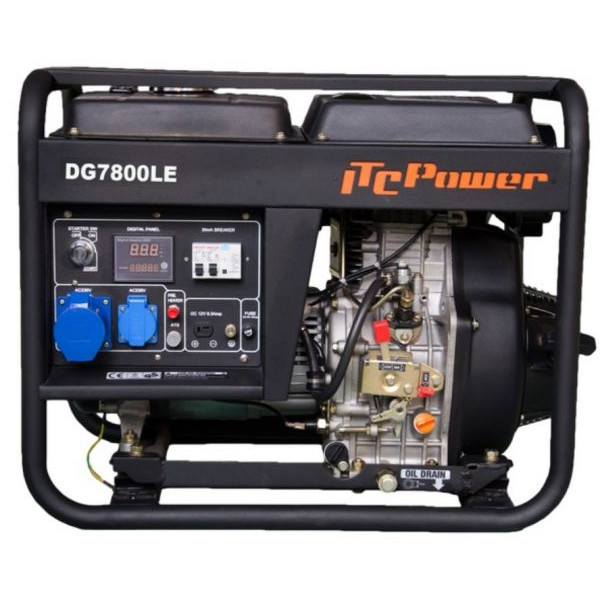 Дизельный генератор ITC Power DG7800LE