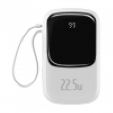 Внешний аккумулятор (павербанк) Baseus Power Bank 20000mAh з USB-C Cable Q Pow Display 22.5W White (PPQD-I02)