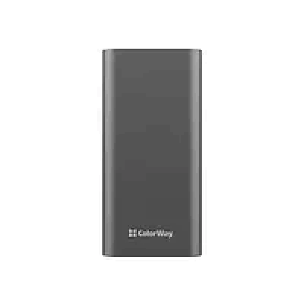 Внешний аккумулятор (павербанк) ColorWay Power Bank 20000 mAh Full Gray (CW-PB200LPH3GR-PDD)