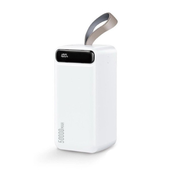 WK Minre 50000mAh Digital Display Power Bank White (WP-283) WK Minre 50000mAh Digital Display Power Bank White (WP-283)