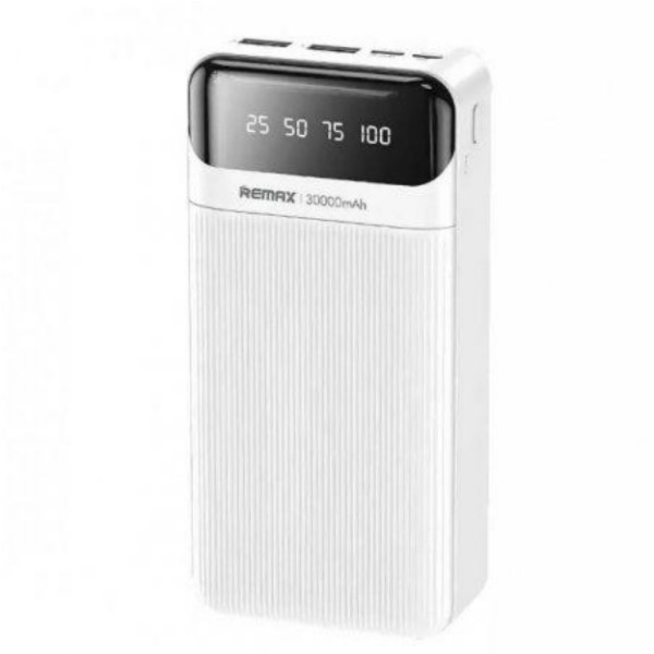 REMAX Lesu Series 2A Cabled Power Bank 30000mAh White (RPP-103) REMAX Lesu Series 2A Cabled Power Bank 30000mAh White (RPP-103)