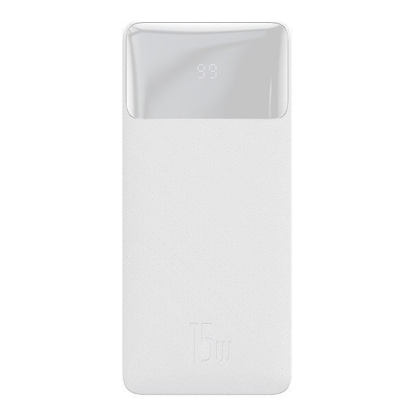 Baseus Bipow Digital Display Powerbank 15W 30000mAh White (PPBD050202)
