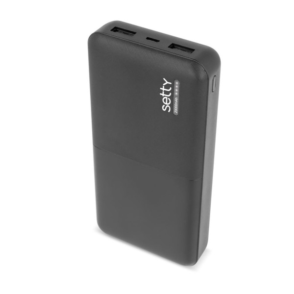 Setty Power Bank 20000 mAh Black Setty Power Bank 20000 mAh Black