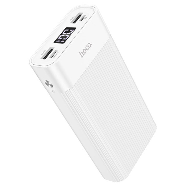 Hoco Power Bank 20000mAh Wellspring Digital Display J85 White Hoco Power Bank 20000mAh Wellspring Digital Display J85 White