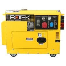 Дизельный генератор ROTEK GD4SS-3-6000-5EBZ-ATS 380V 50Hz (3 фазы) 5,5 kW с автозапуском (GEN241)