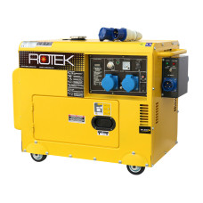 Дизельний генератор ROTEK GD4SS-1A-6000-5EBZ-ATS 220V 50Hz (1 фаза) 5,5 kW з автозапуском (GEN240)