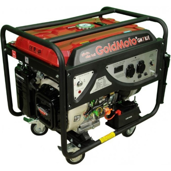 Бензиновий генератор GoldMoto GM7BJE потужністю 6,6 кВА