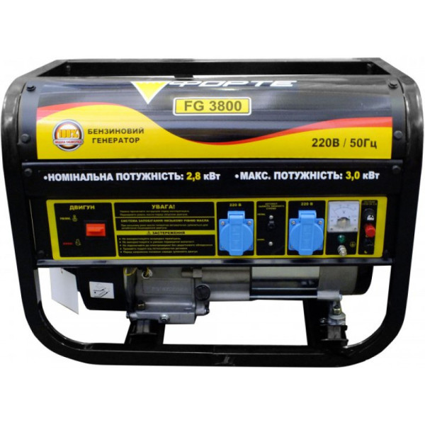 Бензиновий генератор Forte FG3800 (43689)