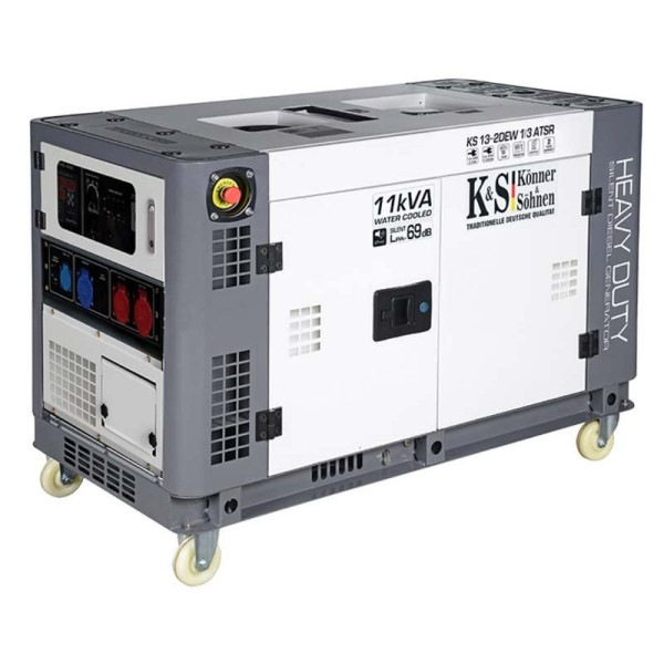 Дизельный генератор Konner. Sohnen KS 13-2DEW ATSR