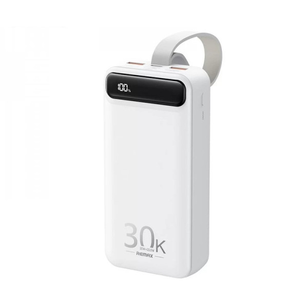 REMAX Bole Series 20W+22.5W PD+QC Fast Charging Power Bank 30000mAh White (RPP-522) REMAX Bole Series 20W+22.5W PD+QC Fast Charging Power Bank 30000mAh White (RPP-522)
