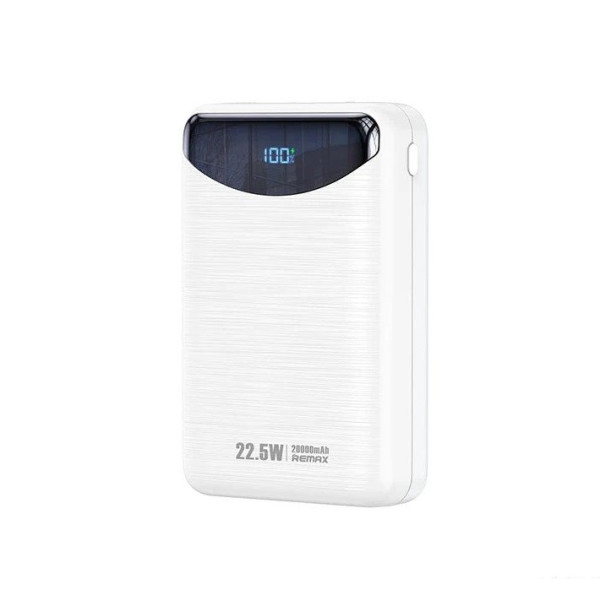 REMAX Ritry II Series 22.5W PD+QC Charging Power Bank 20000mAh RPP-68 White REMAX Ritry II Series 22.5W PD+QC Charging Power Bank 20000mAh RPP-68 White