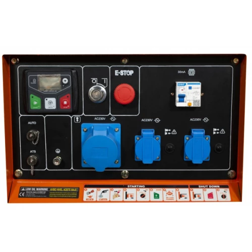 Дизельний генератор Black+Decker BXGND6300E 