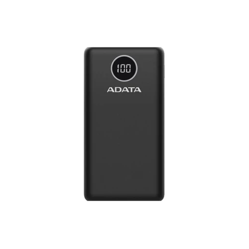Внешний аккумулятор (павербанк) ADATA Powerbank P20000QCD 20000mAh QC/PD black (AP20000QCD-DGT-CBK)