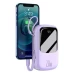 Baseus Qpow Digital Display Quick Charging Power Bank 20W 20000mAh Purple (PPQD-H05)