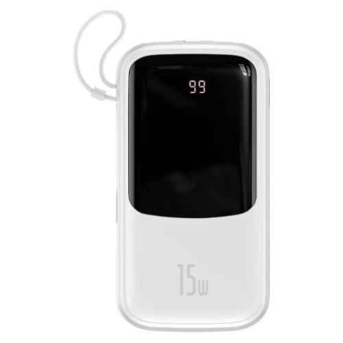 Baseus Qpow 20000mAh 15W Display +Type-C White (PPQD-G02)