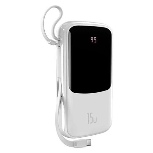 Baseus Qpow 20000mAh 15W Display +Type-C White (PPQD-G02)