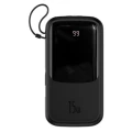 Baseus Qpow 20000mAh 15W Display +Type-C Black (PPQD-G01)