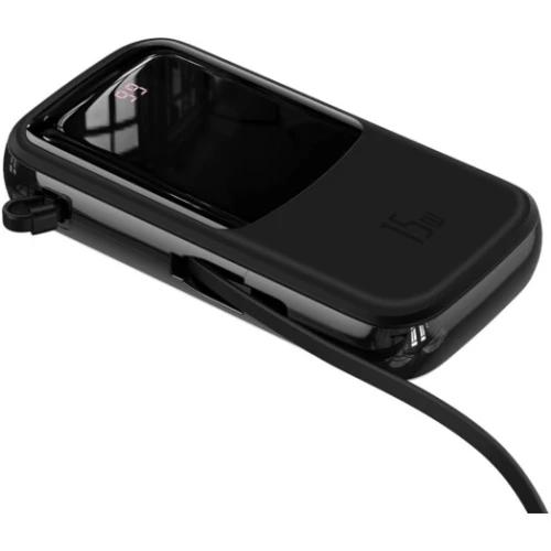 Baseus Qpow 20000mAh 15W Display +Type-C Black (PPQD-G01)