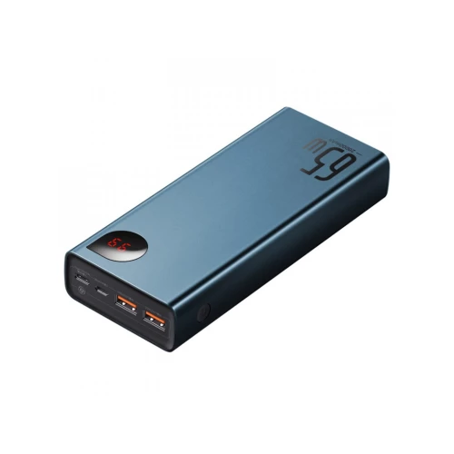 Внешний аккумулятор (павербанк) Baseus Adaman Metal Digital Display Quick Charge Power Bank 65W 20000mAh Black (PPIMDA-D01)