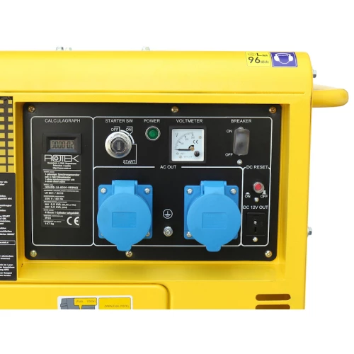Дизельний генератор ROTEK GD4SS-1A-6000-5EBZ 220V 50Hz (1 фаза) 5,5 kW (GEN238)