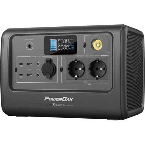 BLUETTI PowerOak EB70 Portable Power Station 1000W 716Wh